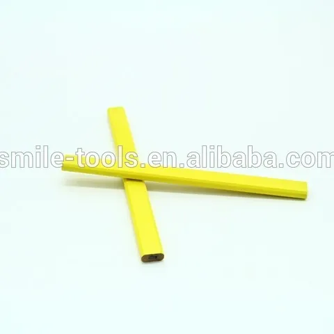 7'' oval colorful wooden promotional carpenter pencil