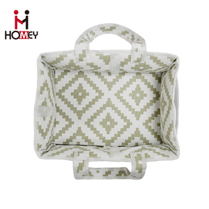 Lớn Bông Vườn Ươm Lưu Trữ Bin Tổ Chức Với Có Thể Tháo Rời Chia Bé Của Tã Caddy Cho Phòng Tắm Tổ Chức - Product Image 6