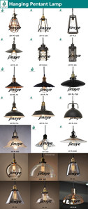 现代设计多灯地球彩色玻璃吊灯复古吊灯 - Product Image 5