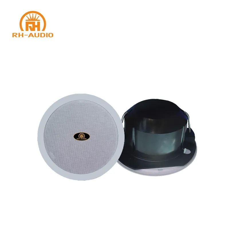 RH-AUDIO Comercial Sistema de Som no Teto Speaker com Construído no 70V Transformador 100V