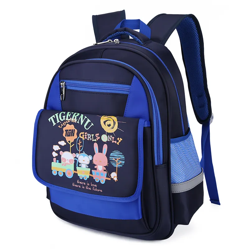 Tigernu New Arrivals Backpack Kids School Bagpack for Teenager Student Bag PVC Portable Cartoon School Backpack with Wheels