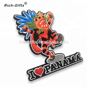 Custom Cartoon Lizard Animals LOGO 3D PVC Rubber Souvenir Fridge Magnets for <strong>Bahama</strong>