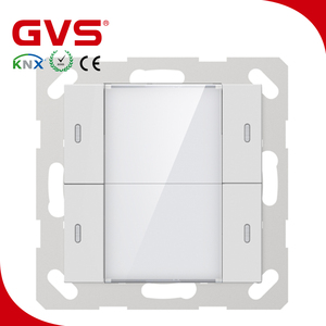 2017 en iyi fiyat KNX/EIB ürünleri düğme anahtarları otobüs bina çözümleri anahtarı karartma fonksiyonu ile 1 2 3 Gang knx push Button - Product Image 1