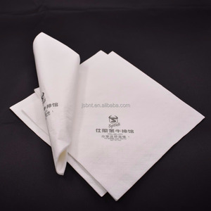 25*25 1/4 Fold 2 Ply Soft Dinner <strong>Napkin</strong> with Custom Logo Printing - Product Image 2