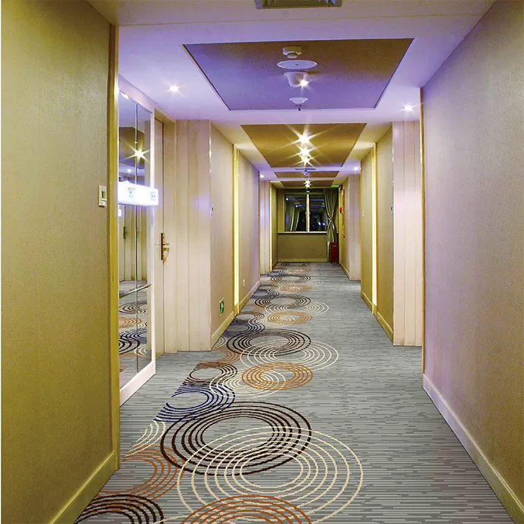 Antiscivolo di lusso 5 star hotel corridoio axminster corridoio tappeto per la vendita