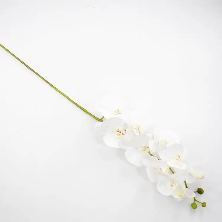 Phalaenopsis di stampa 3D delle teste del fiore 10 dell'orchidea della farfalla artificiale di Lusiaflower per la decorazione domestica del giardino dell'hotel