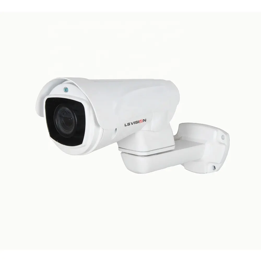 Cctv câmera profissional externa, sistema de câmera ptz h.265 4mp rotativo 100m ir 10x zoom poe ip66 com áudio