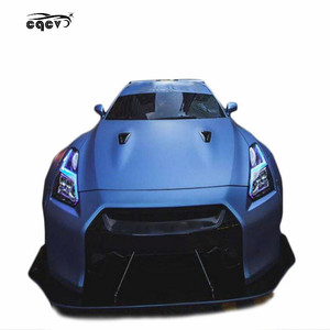 Güzel L & B tarzı Nissa GTR GTR için geniş gövde kiti ön tampon arka tampon yan etekler hood geniş çamurluk ve kanat spoiler - Product Image 1