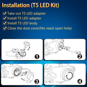 Yüksek Güç T5 CSP Çip 4200LM 30 W Araba LED Far Lambası H11 6000 K LED Dönüşüm Kiti Yerine Halojen otomatik Ampul - Product Image 5