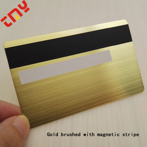 OEM热卖哑光黑色空白金属Visa信用卡磁条 - Product Image 5