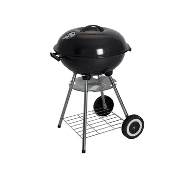 SEJR 17 Inch Hitam Ketel Arang BBQ Grill Barbekyu 43.7X44X71cm