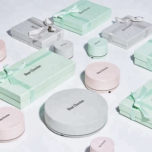 Lüks pembe yuvarlak düğün Favor kağıt hediyeler Bar tatlılar Bonbon ambalaj sert çikolata kutuları çikolata neşeli şeker kutusu - Product Image 3