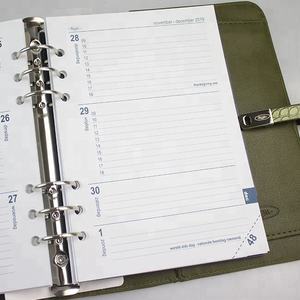 יוקרה מתנת תנין תבואה מותאם אישית A5 B5 A6 עור מפוצל מגנטי refillable עלה רופף קלסר משרד קובץ מארגן שולחן - Product Image 4