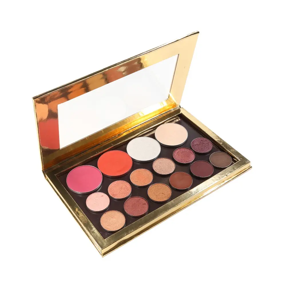 No label single eyeshadow pan,matte finish 1, made of iron, perfect for refillable palette 200 colors