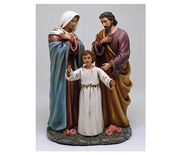 Harz Religiöse Statue Heilige Familie Für Jesus Für Home Dekoration
