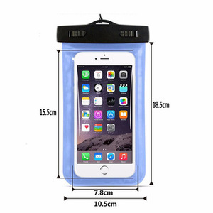 免费送货!防水水下手机袋干燥袋 <span class=keywords><strong>iPhone</strong></span> 5 6 6 s 7 8 plus X 密封保护套 xs Xr Max