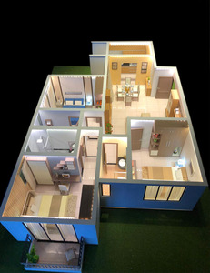 <strong>Architectural</strong> <strong>3d</strong> interior <strong>rendering</strong> miniature model <strong>building</strong> - Product Image 2