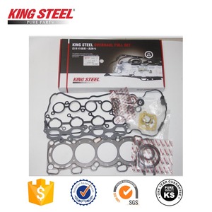 KINGSTEEL OEM 10101-78E26 11044-79E13发动机密封垫片，气缸垫，全垫片套装适用于日产GTR SR20DE U13