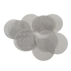 <strong>Round</strong> Brass Titanium Stainless Steel Smoking Pipe Screen <strong>Filters</strong>