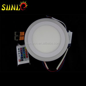 天井LEDパネルライトラウンドSLBL063表面タイプ6 3w rgb調光可能LEDパネルライト - Product Image 3