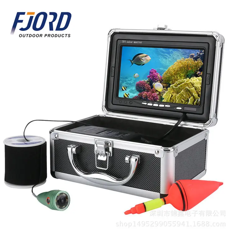 FJORD Disesuaikan Ukuran Besar LCD ABS Plastik Portable Sonar Echo Sounder Memancing Finder