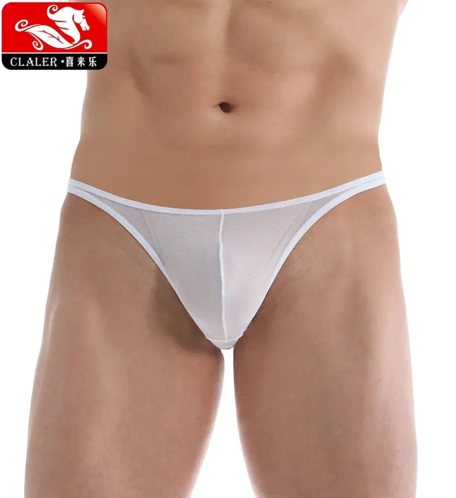 Sexy männer Bikini Tanga G-Strings Briefs Männlichen Erotische Höschen transluzenten herren tanga unterwäsche