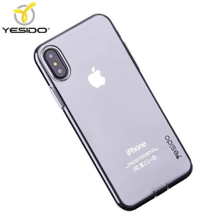 New Fit Shockproof Untuk iPhone X Kasus TPU Transparan Batal Kasus Telepon Penutup Untuk iPhone x 10 Kasus