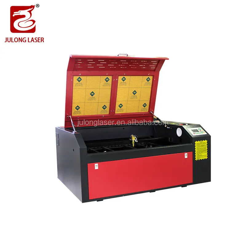 Maquina de Corte CO2 Lazer para Madera 9060 / 6040 Liaocheng Julong laser engraving & cutting machine