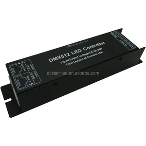 4 канала 4 * светодио дный 4A светодиодный цифровой дисплей rgbw dmx контроллер DMX 512 декодер драйвер 12 В в-В 24 В DMX512 контроллер