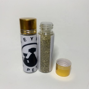 Heyri-botella de hierba gatera para mascotas, producto en oferta, fresca y seca, orgánica, natural, para gatos, gatitos, 40ML, 20g, de vidrio