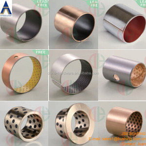 A2 Ah DU Flanged Olite Bush With PTFE Coating Lead Free <strong>Bushing</strong>,<strong>JDB</strong> Bush Graphite Insert Brass Cylinder <strong>Bushing</strong> - Product Image 3