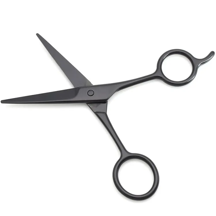 black color personal care barber mustache beard scissor