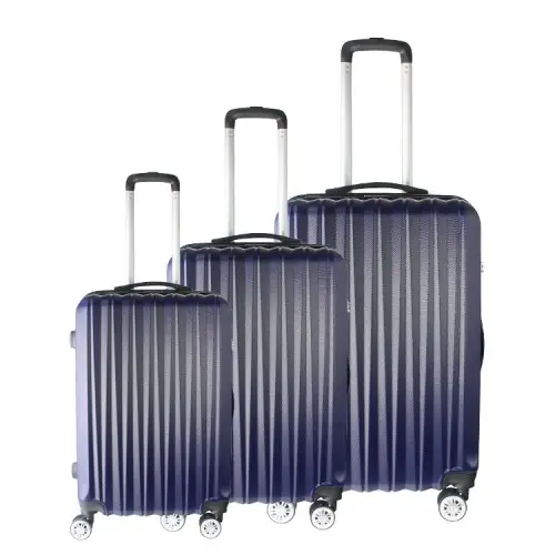 A buon mercato ABS guscio duro caso di valigie trolley da viaggio con bagagli di rotolamento valigia