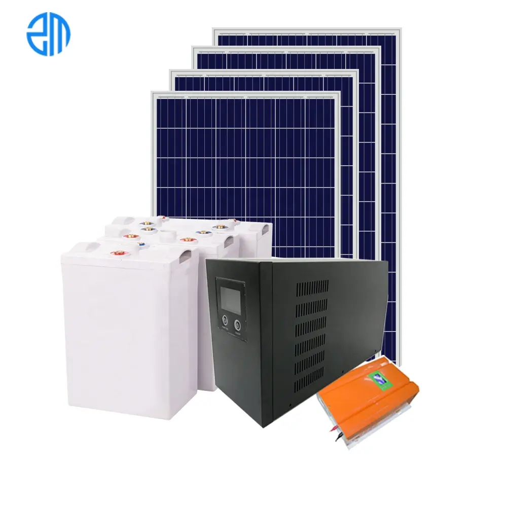 Gros Grade A Polycristallin 5000 Watts Panneau Solaire Usage Domestique 5KW Système Solaire D'énergie Pour Incubateur D'oeufs