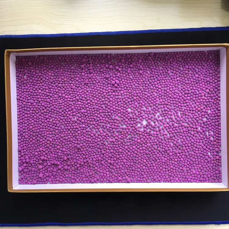 KMnO4-Permanganato de sodio activado púrpura, alúmina, en venta