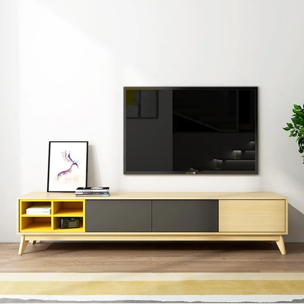 Holz möbel Design TV-Tisch modernen Schrank und Mitte Couch tisch Luxus Wohnzimmer Set