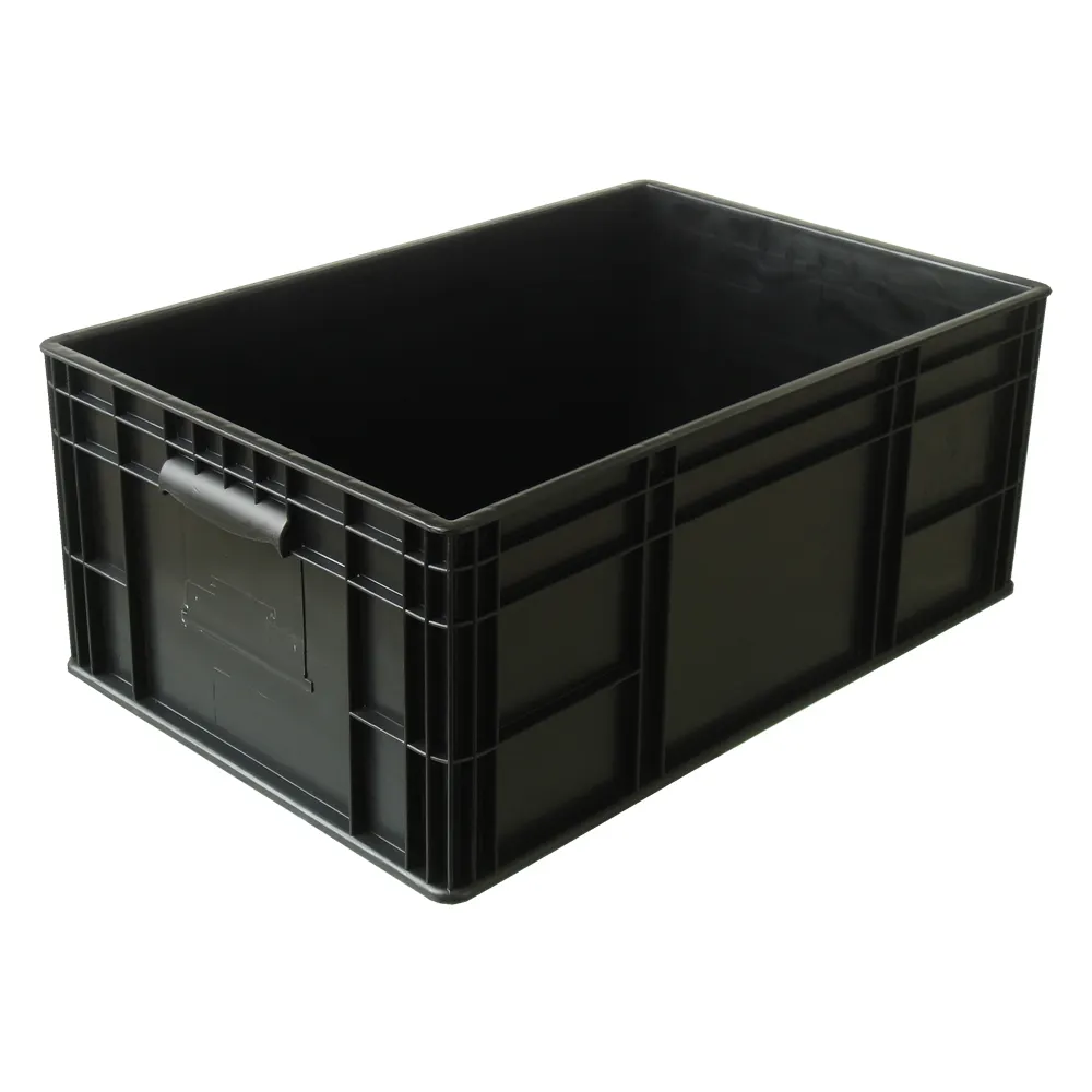 Wholesales שחור בתמיסה מכולות ESD פלסטיק רכיב תיבת esd קרטון גלי קופסא