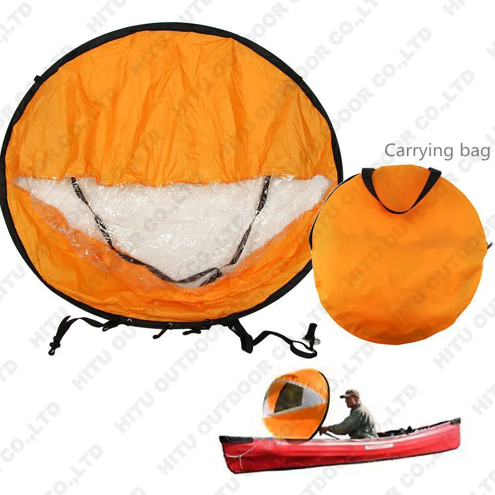 Kit de vela de caiaque rápido para canoa inflável e casco de caiaque em PVC para uso em lagos e rios, vela de vento para águas oceânicas