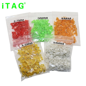 หมายเลข1-100นกขมิ้น3มม. คลิปแหวนพลาสติกสำหรับนก - Product Image 1
