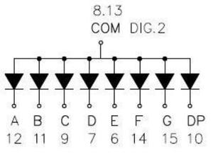0.2 Inch <strong>Seven</strong> <strong>Segment</strong> Small Size 0.2&quot; Single Digit 7 <strong>Segment</strong> Smd Led <strong>Display</strong> - Product Image 6
