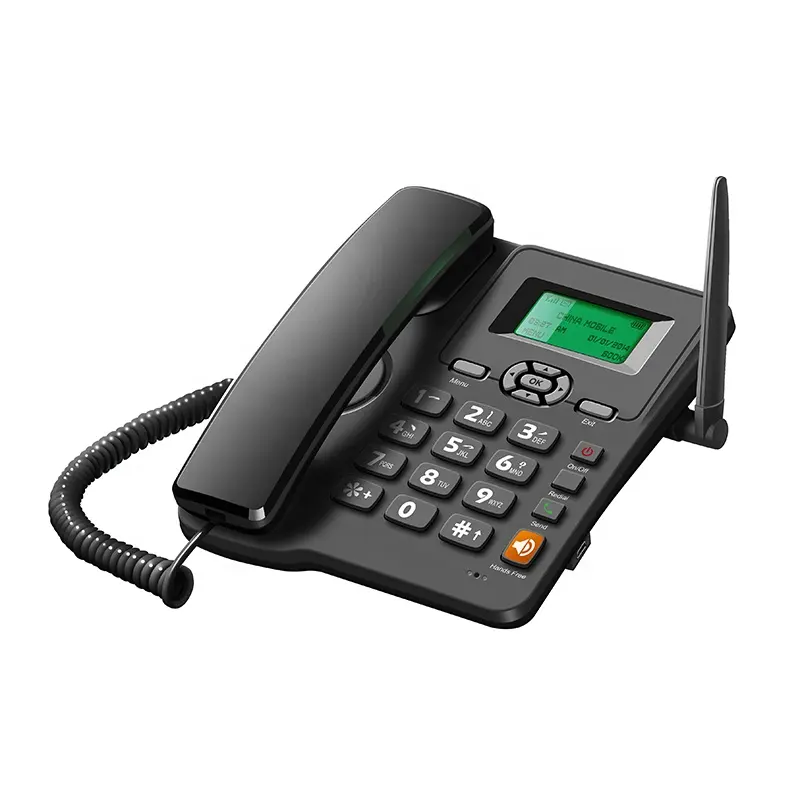 Teléfono inalámbrico fijo GSM FWP 6588, 2G, sim Dual