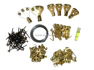 123 Pcs专业黄铜Picture吊钩悬挂套件壁挂安装Pin钉一级免费 - Product Image 4