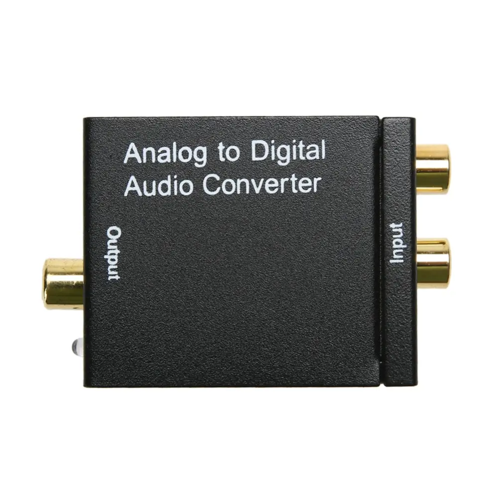 Neuer Digital-Analog-Audio-Wandler-Adapter Digital Adaptador Optic Coaxial Cinch Toslink-Signal zu Analog-Audio-Wandler Cinch