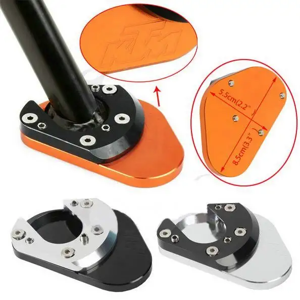 FKTMP017 Moto Basamento di Scossa Piastra di Estensione Kit Per 950 Adventure 01/06 990 Avventura/R/S 06/11 E DUCA 125 200 390