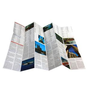 Ucuz özelleştirilmiş renk katlanmış harita kitapçığı hologram broşür baskı - Product Image 4