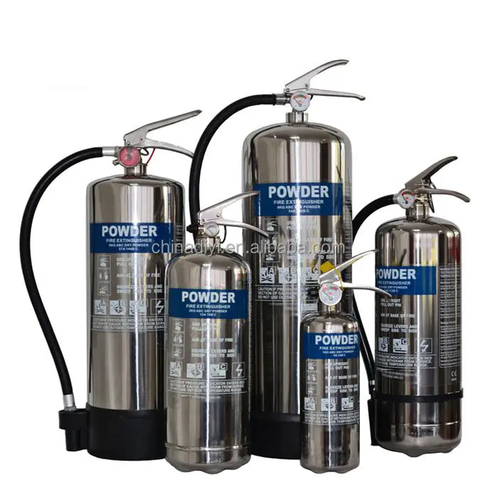 4.5kg made in China stainless steel abc dry powder fire extinguisher portable