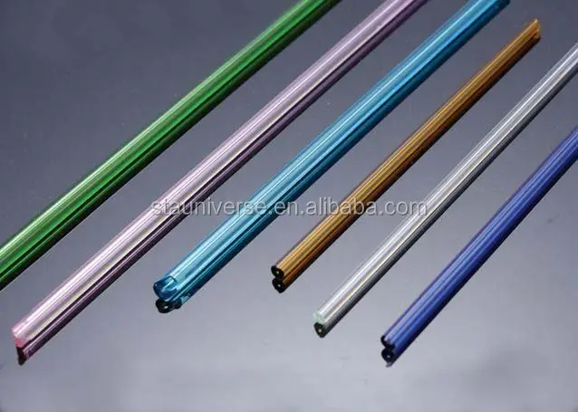 Sta fabricação de alta qualidade clara e colorida borosilicate tubo de vidro e hastes