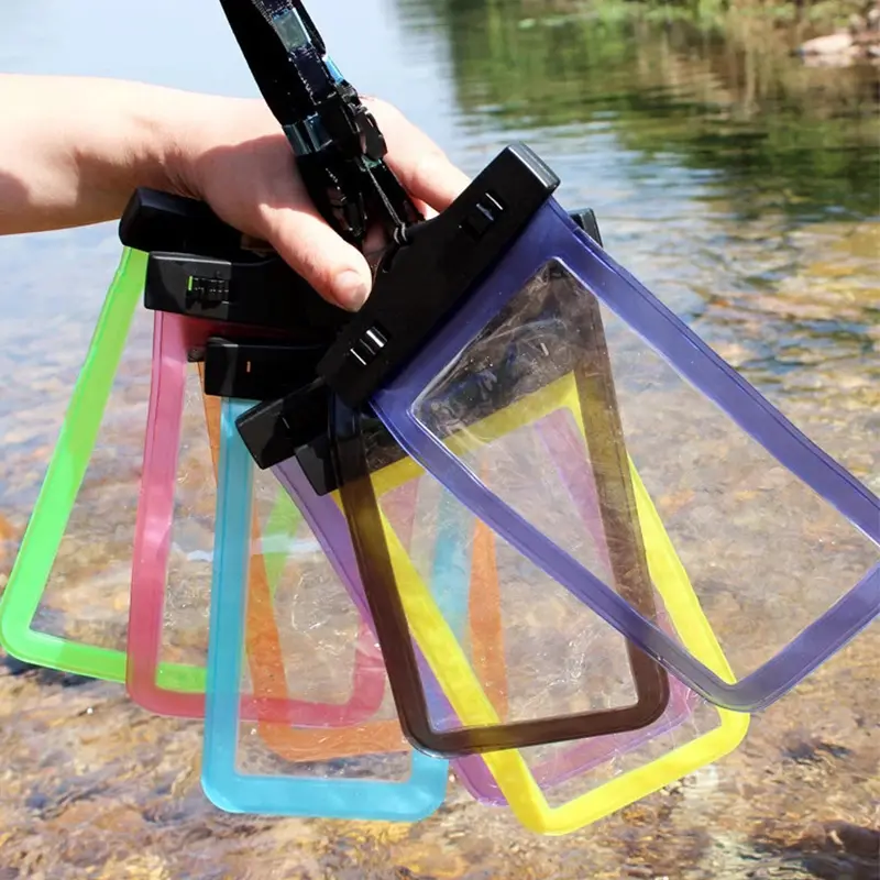 Universal mobile dry bag nuoto cassa del telefono a prova di acqua per smartphone impermeabile del sacchetto per il iphone 7