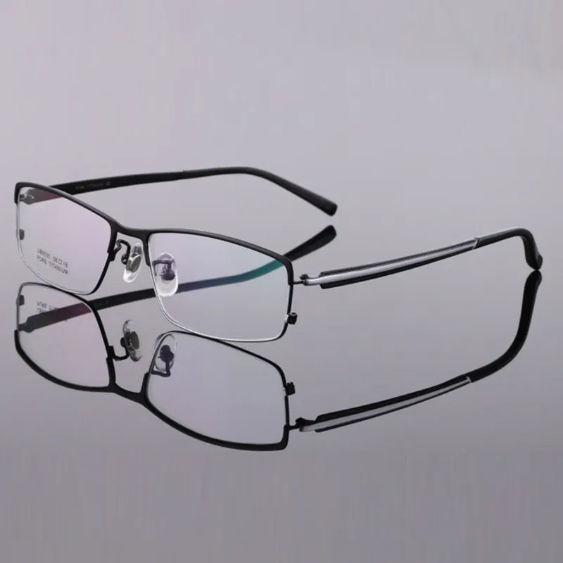 SKYWAY 티타늄 안경 프레임 남자 브랜드 디자이너 남성 초경량 처방 안경 전체 광학 프레임 안경