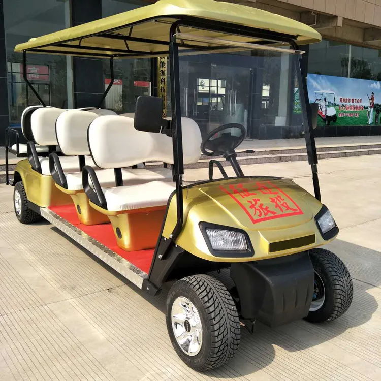 Carrinhos de golfe chinês usados assento traseiro do carro do carrinho importado